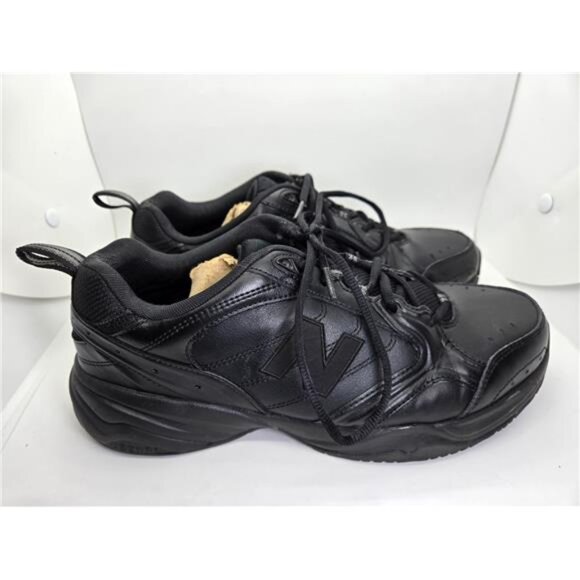 New Balance 624 V2 Shoes Mens 10 2E Wide Black Walking Athletic Running Sneakers - Picture 1 of 8
